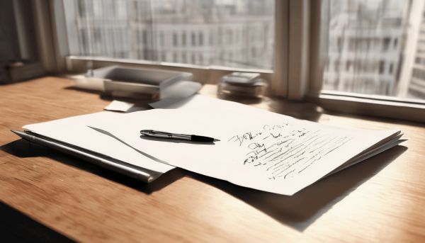 Modèle de lettre de démission sans préavis : comment la rédiger efficacement