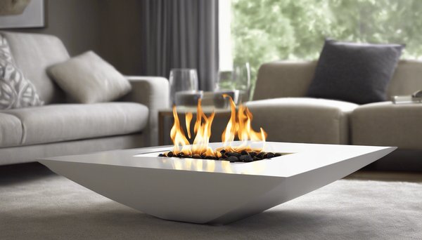 Transformez votre espace avec une cheminée de table moderne