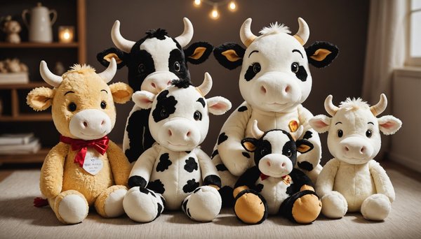 Top 5 peluches vaches pour une touche de tendresse à la maison