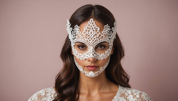 Choisissez un masque en dentelle : style et sécurité assurés